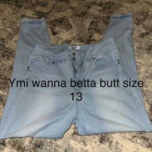 YMI Women's Sky Blue Skinny Jeans